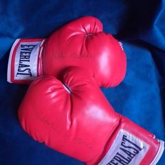 Autographed Kevin McBride Signed Everlast Boxing Gloves (Pair)