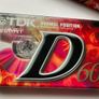 2x TDK D60 Blank Audio Cassettes (New & Factory Sealed) Type 1 Normal Bias Image 2