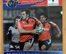 2008 Munster v Ospreys - Magners League Programme