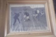 michael collins throw in the ball  to start a hurling match