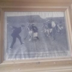 michael collins throw in the ball  to start a hurling match