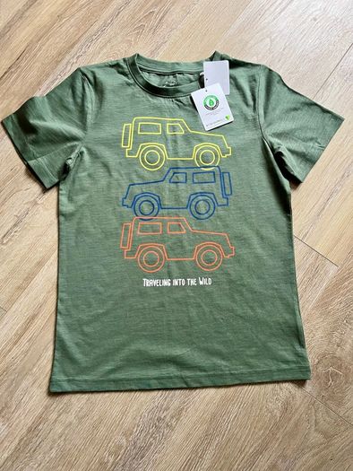 Organic cotton tshirt 7/8y