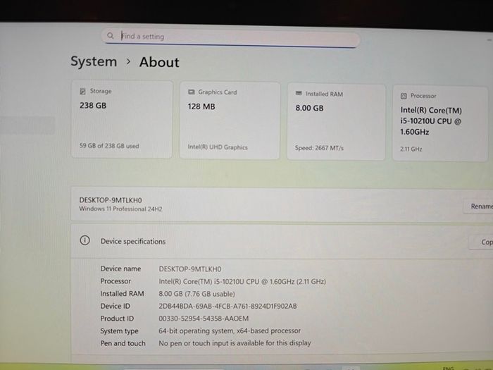 Super Lenovo X13 | i5 (10th gen) | 8GB | 256GB | 13.3" FHD | Win11