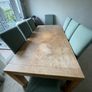 dining table and 8 leather chairs Image 2