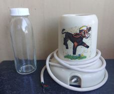 Vintage Baby Bottle & Bottle Warmer