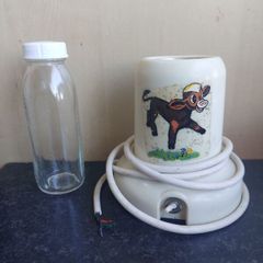 Vintage Baby Bottle & Bottle Warmer