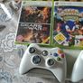Xbox 360 60g With 2 Controls 4 Game's Gears Of War 1,2 And 3 Plus Sega Superstars All Cables With It Image 4