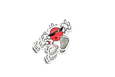 Cool Spot 7UP Retro Glossy Stickers 2-Pack