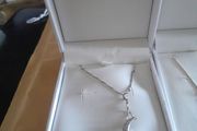 silver chain and pendant