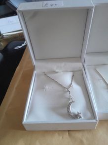 silver chain and pendant