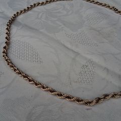 9k Gold Twisted Rope Chain(22",9 grams)