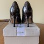 Clarks Silver Metallic Dinah Keer Heeled Shoes / Wedding or Christmas Party Wear Size 5 Image 4