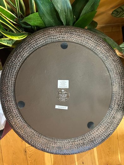 Paul Costelloe Large Bronze Ceramic Plate