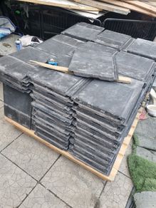 Flat roof tiles