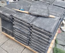 Flat roof tiles