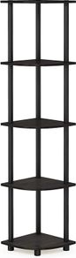 5 shelf Toolless Shelves, Wood, Espresso/Black (FREE POSTAGE)