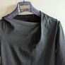Asymetric COS cotton black dress Image 2