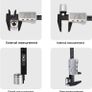 Digital Caliper 150mm with Extra-Large LCD Display, Inch/Fractions/Millimeter Conversion for Small DIY and Homework, Coin Battery included Image 8