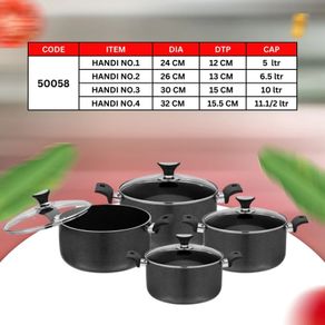 8 pcs non stick pot set