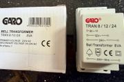 GARO door bell transformer , 230v - 8v/12v/24v , 8VA