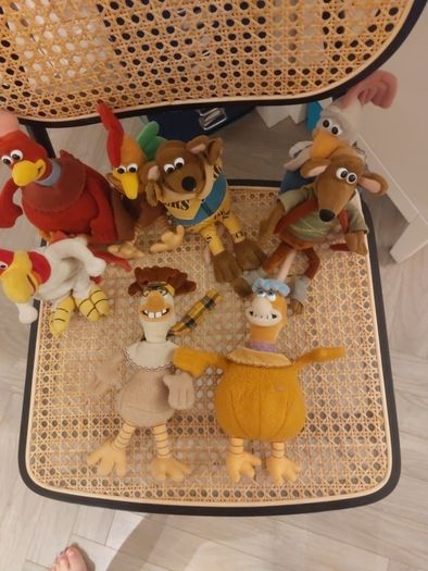 Original Chicken Run characters from 1999