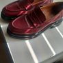 Burgundy Leather Loafers Carl Scarpa Image 2