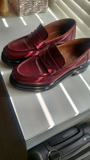 Burgundy Leather Loafers Carl Scarpa
