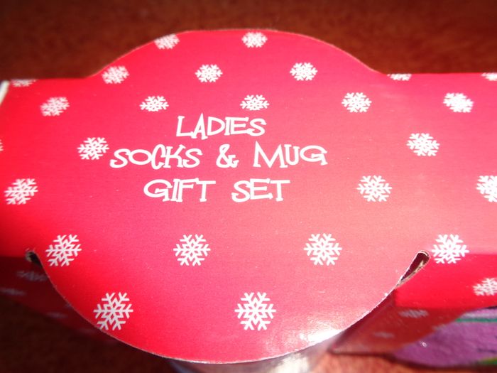 Ladies Christmas Socks and Mug Set  for Sale