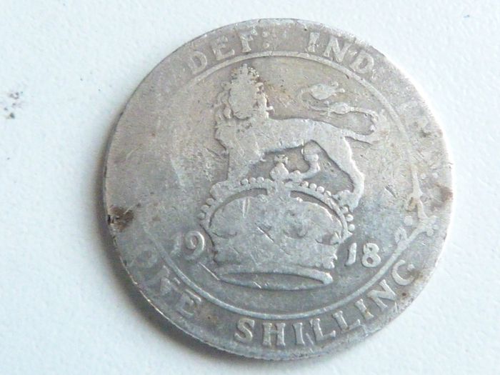 1918 silver shilling