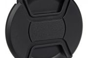 55mm Center Pinch Snap-on Front Lens Cap Cover with Anti-Lost Cord - Universal Camera Lens Protection - 11221
