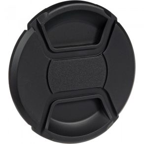 49mm Center Pinch Snap-On Front Lens Cap Cover with Anti-Loss Cord