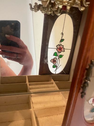 Vintage tabletop jewellery armoire dat s 70s-90s