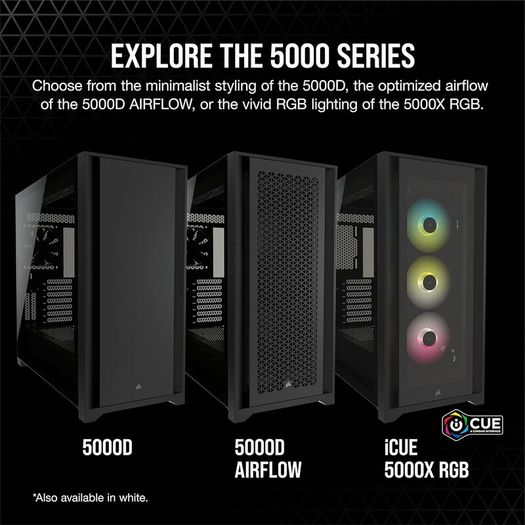 Corsair 5000D Airflow Tempered Glass Mid-Tower ATX Case