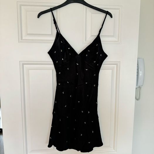 Zara satin cocktail dress