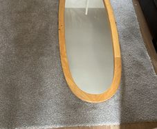 mirror oval pine free