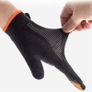 Touchscreen Sports Gloves Black Orange Anti Slip Breathable Image 5