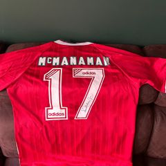 Liverpool Jersey signed my Steve McManaman