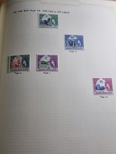 Stamp album 153 Botswana, Lesotho