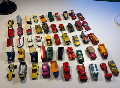 Vintage Matchbox Super Fast 50 models lot 9