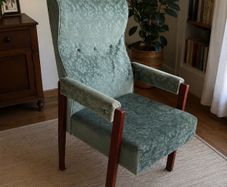 Vintage Style Upholstered Armchair