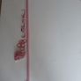 Curtain Metal Pink Pole Set Including 22 Plastic Rings-2 Image 2