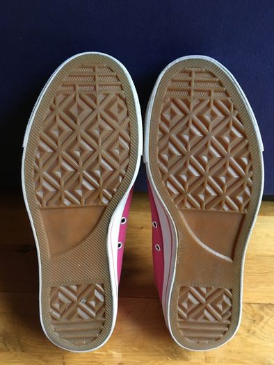 NEXT Baseball Sneakers 41 Two Pairs Canvas Plimsolls    -  with Bonus Funky Insoles