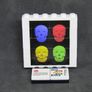 LEGO Rare The Art Of The Brick By Nathan Sawaya Lego Printed Museum Exhibit Limited Edition Promo The Colored Skulls The Art Of The Brick Lego Image 3