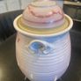 Beautiful very  Tall  12 inch Ceramic lidded pot Image 5