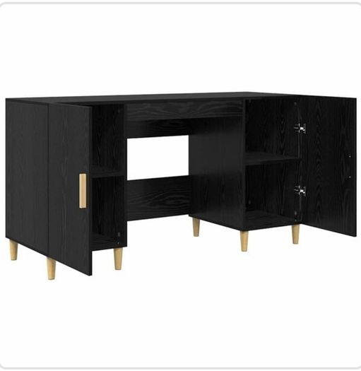 Black Office Desk