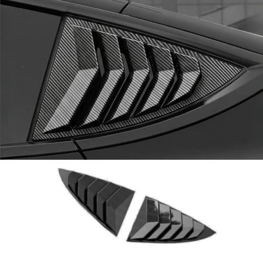 Tesla Model 3 Rear Side Window Cover Louver Sport Style 2017-2026 Accessories