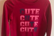 Mothercare BNWT age 2-3 Girl's berry CUTE top