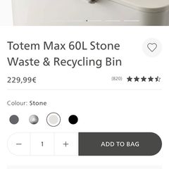 Joseph Totem Max 60l kitchen bin