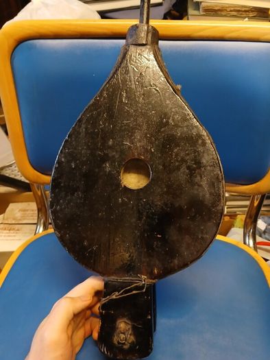 Antique fire bellows