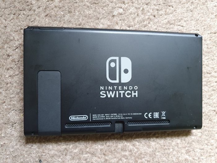 Nintendo Switch V1 Brand New Neon Red/Blue Joy-Cons Dock & Accessories